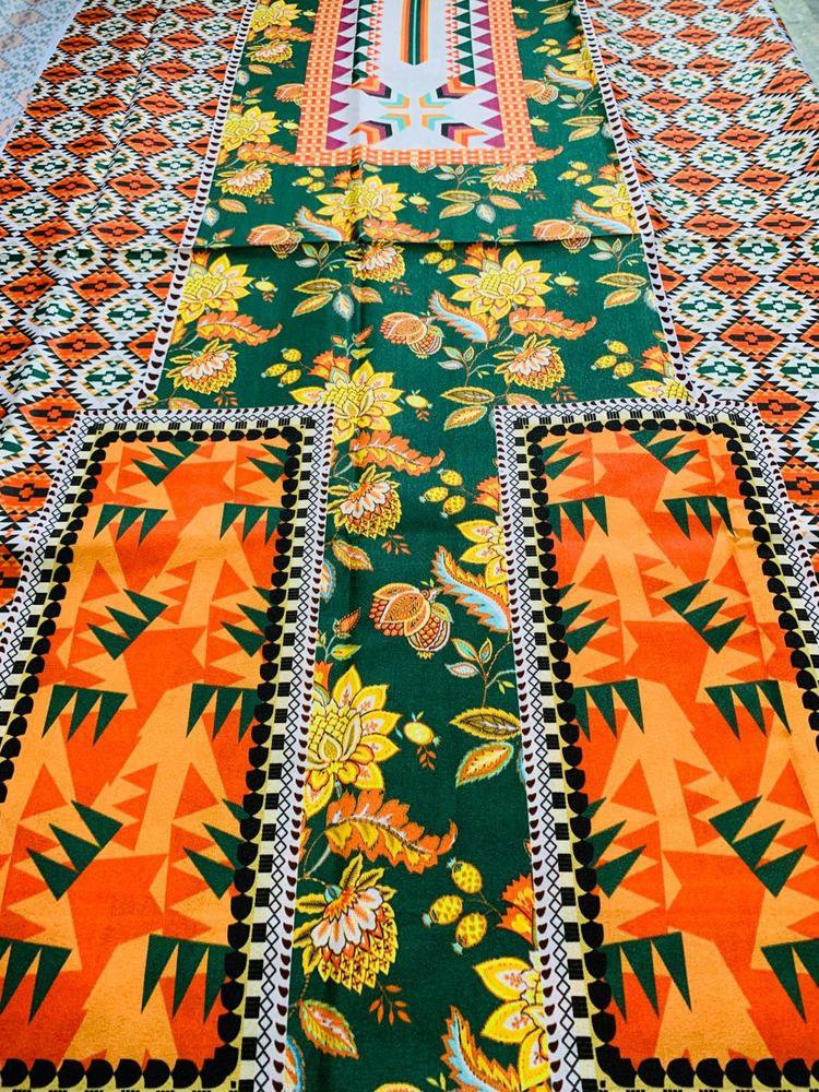 2025/07/1000422544.jpg 1 Pc Unstitched Swiss Lawn Shirt | Multicolor Printed Summer Fabric – Husnezara - Image 4